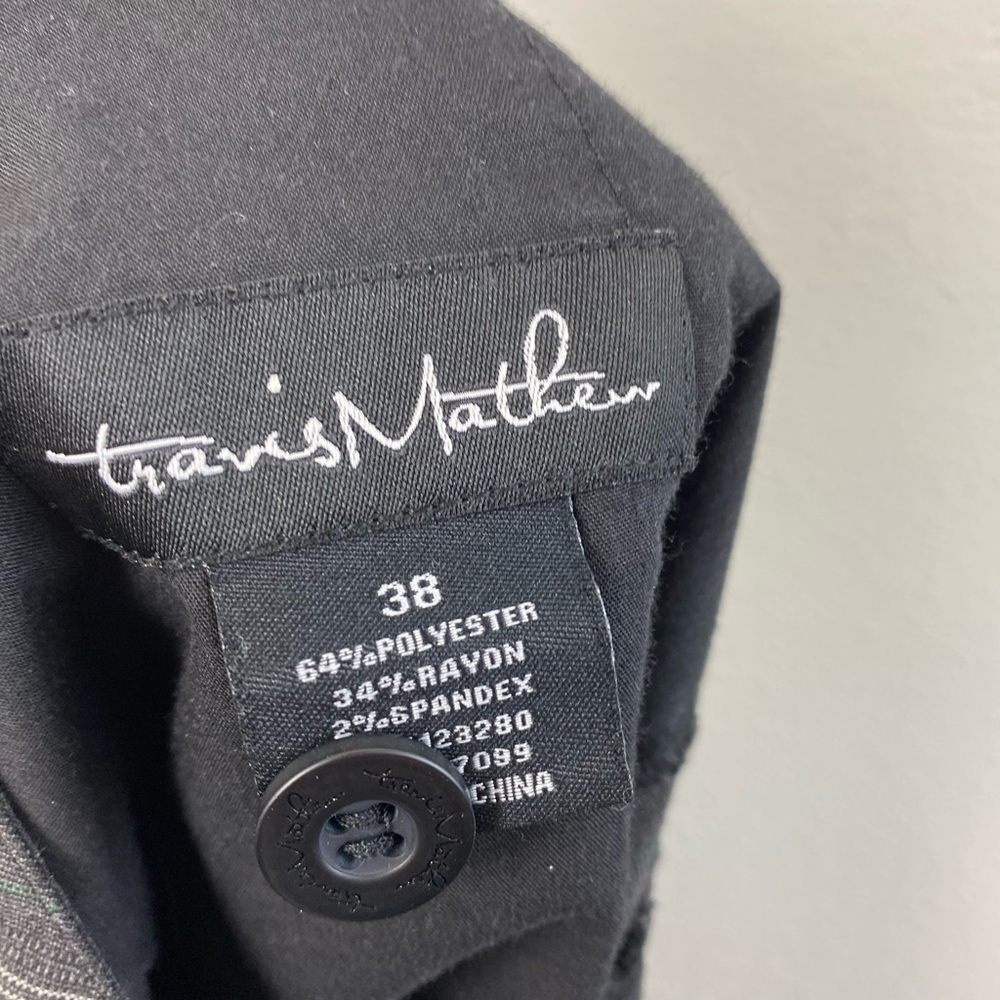 Travis Mathews Gray Grid Plaid Windowpane Chino G… - image 3